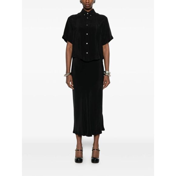 Maison Margiela Black Skirts - A-Line Skirts Women - Picture 3 of 5